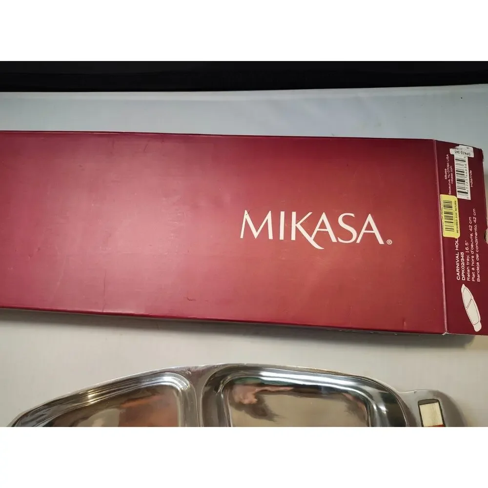 Mikasa Serving‎ Tray Stainless 16.5